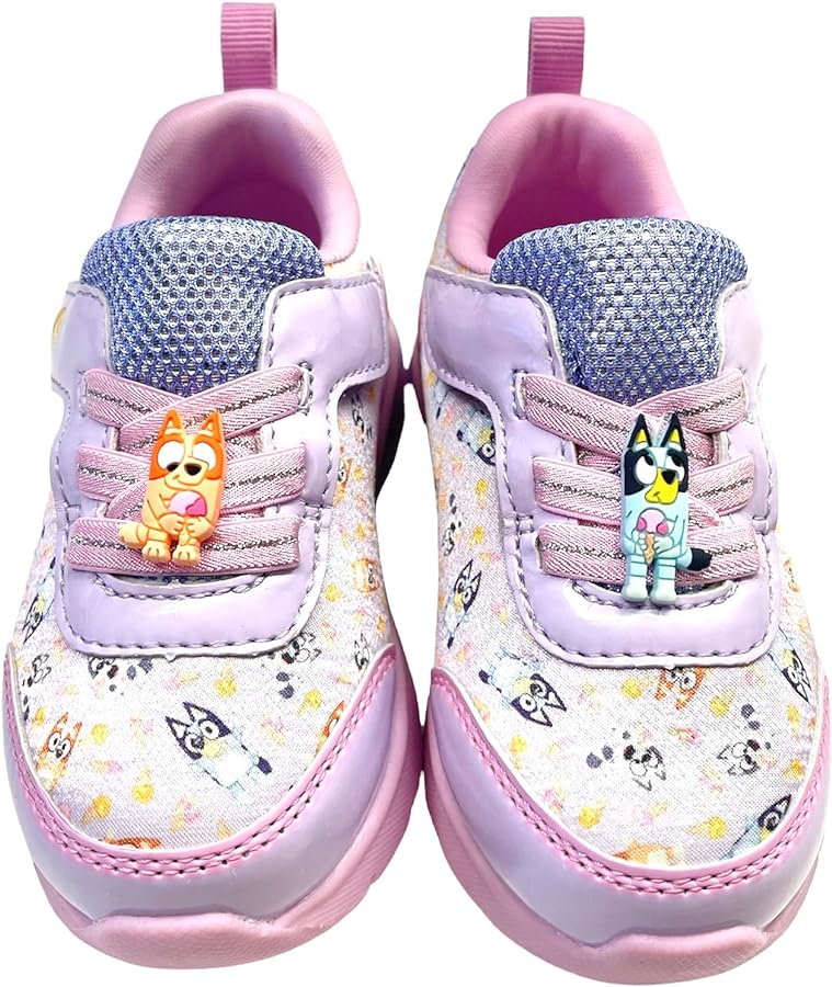 Bluey - Toddler Kids Girls Light Up Sneakers Shoes Sizes 5-10