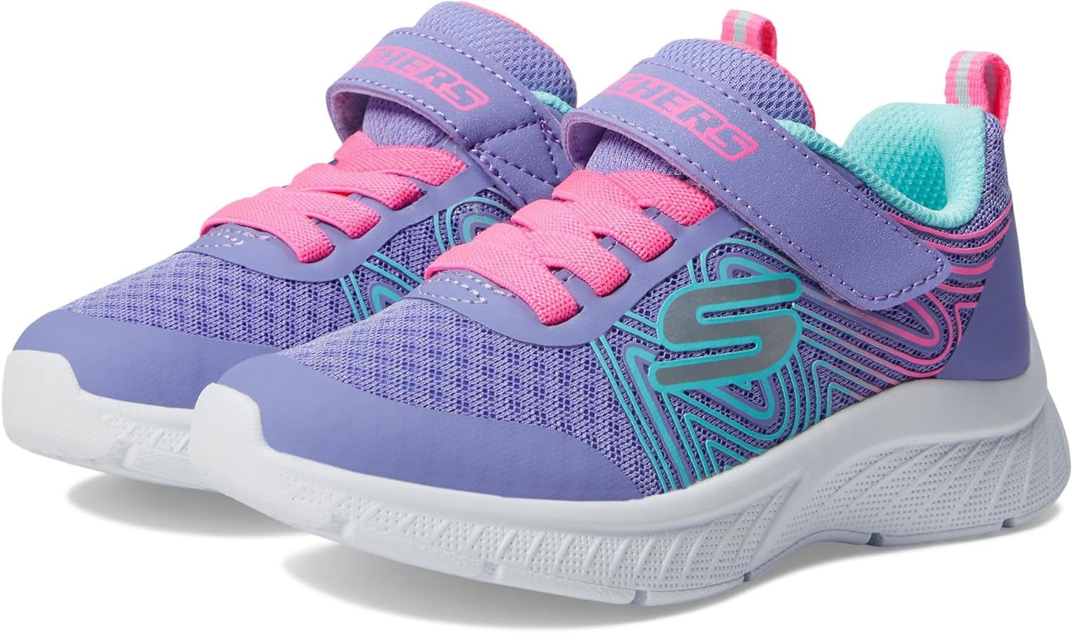 Skechers girls Microspec Plus Swirl Sweet Sneaker