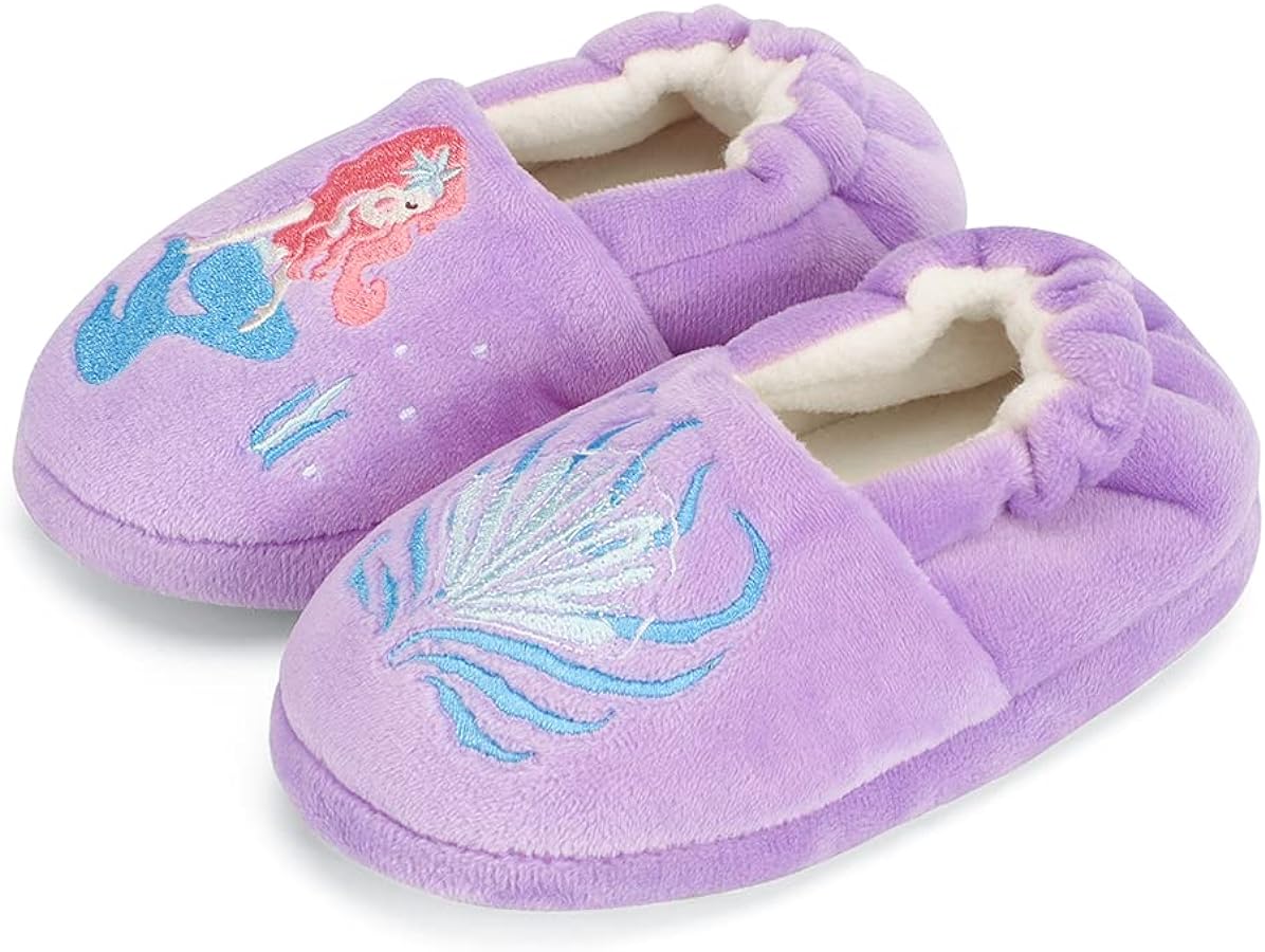 ESTAMICO Girls Boys Slippers Kids Warm Soft Boot Slipper