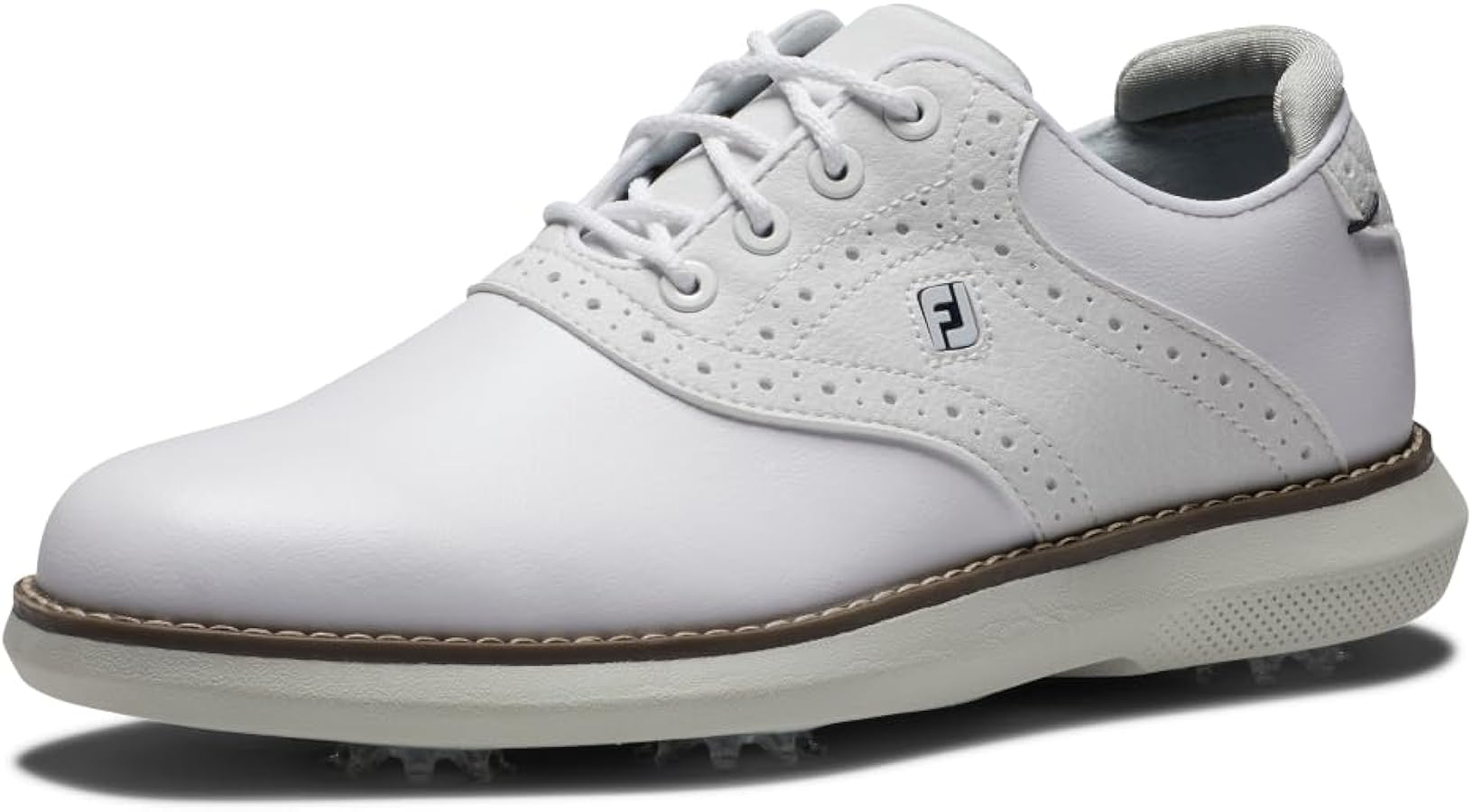 FootJoy Unisex-Child Traditions Junior Golf Shoe