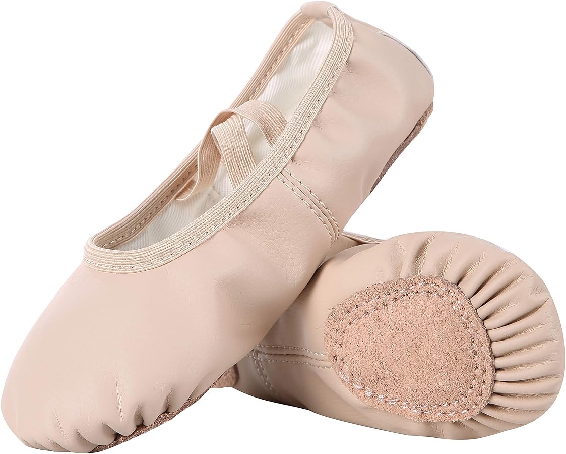 Dynadans Soft Leather Ballet Shoes/Ballet Slippers/Dance Shoes (Toddler/Little/Big Kid/Women) …