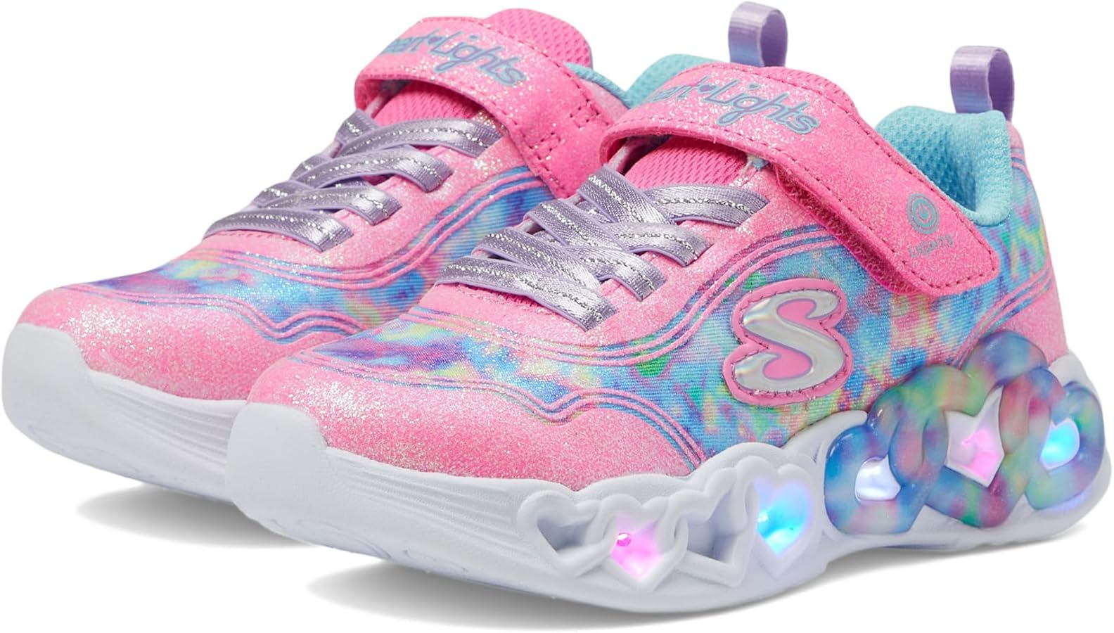 Skechers girls Infinite Heart Lights