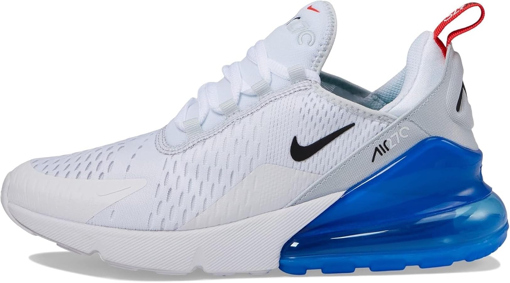 Nike Big Kid's Air Max 270 White/Vivid Purple-Black (FD0299 100)