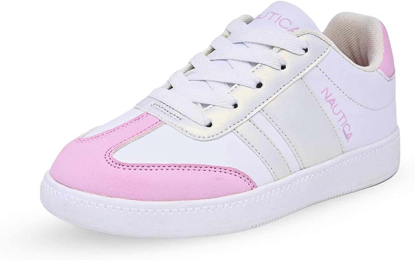 Nautica Boys Girls Casual Fashion Shoes – Comfortable Soccer Classic Walking Tennis Sneakers for Kids – Breathable, Lightweight & Flexible (Lace Up/Bungee) (Low-Top/High Top)