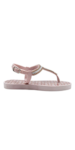 bebe Girls T-Strap Sandals with Rhinestones