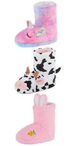 girls slippers boots