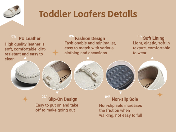 toddler leather loafers shoes