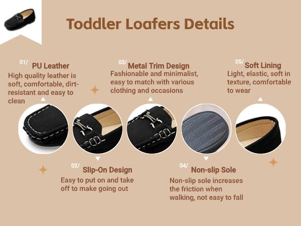 toddler leather loafers shoes