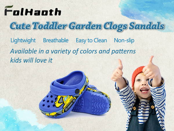 toddler garden clog