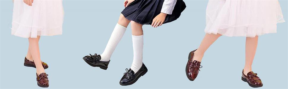 girls black performance shoes girls school uniform shoes black girls birthday shoes 