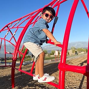 Kids Playing Wearing Saucony Originals