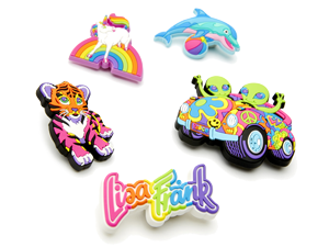 Lisa Frank Croc Charms