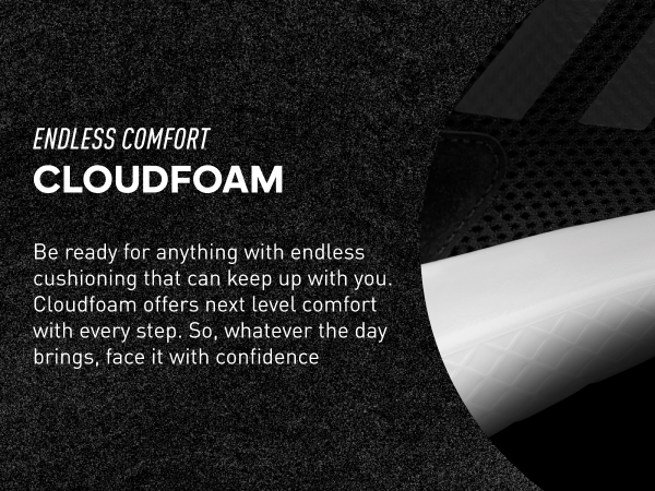 Cloudfoam offers next level comfort with every step