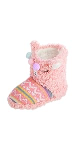 totes llama boot slipper