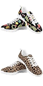 Cute Women Leopard Christmas Shoes