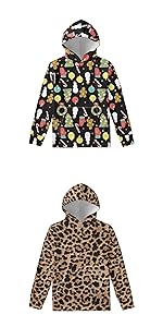 Cute Christmas Leopard Kids Hoodies