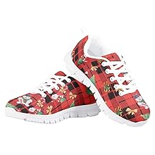 Cute Ugly Christmas Buffalo Plaid Shoes