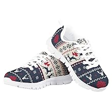 Christmas Deer Tribal Print Kids Shoes