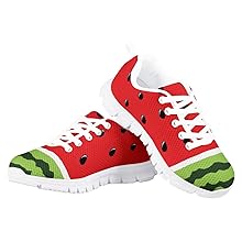 Cute Watermelon Print Kids Shoes