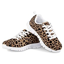 Leopard Print Walking Shoes For Girls