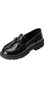 Patent Platform Chunky Loafers