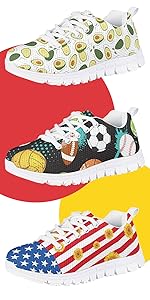 kids football print shoes