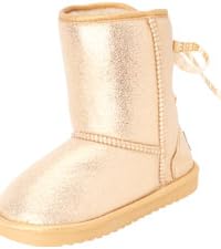 Shimmer Faux Shearling Winter Boots