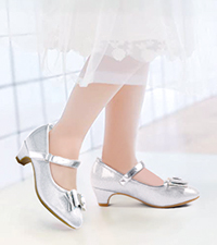 Girls Dress Heel Shoe