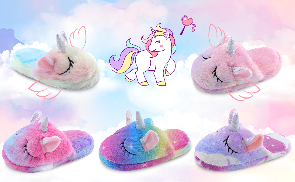 unicorn slippers