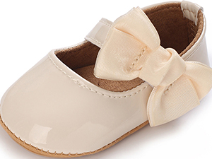 LAFEGEN Baby Girl Shoes Non Slip Soft Sole PU Leather Infant Toddler Mary Jane Flats