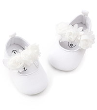 LAFEGEN Baby Girl Mary Jane Flat Shoes 