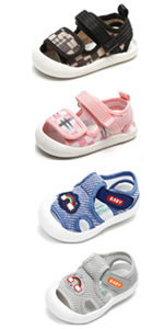 Baby Girls Boys Sandals Summer Sneakers Non-Slip Beach Water Shoes Toddler First Walkers