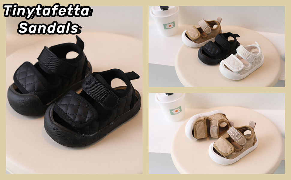 Tinytafetta sandals