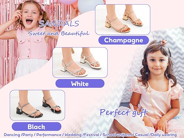 girls heel shoes GS-04 6