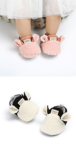 RVROVIC Baby Boys Girls Cozy Fleece Booties