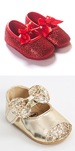 Baby Girl Moccasins Infant Princess Sparkly Premium Lightweight Toddler Girls Shoes