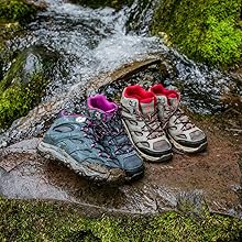 Merrell kids Moab 3 mid waterproof hike shoes