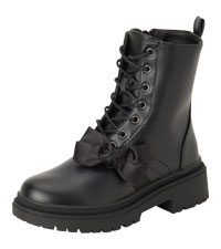 Chunky Combat Moto Riding Boots