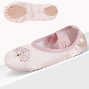 Satin dance shoes for girls ballet shoes for girls size 3 11 4 6