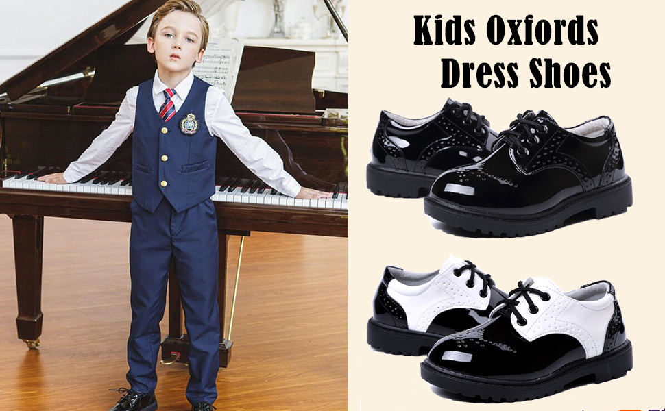 Kids oxfords dress shoes