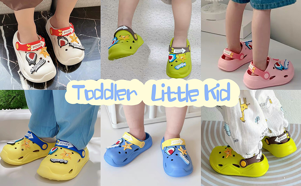 Toddler/Little Kids Garden Clogs Sandals 