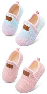 fuzzy slippers for toddlers