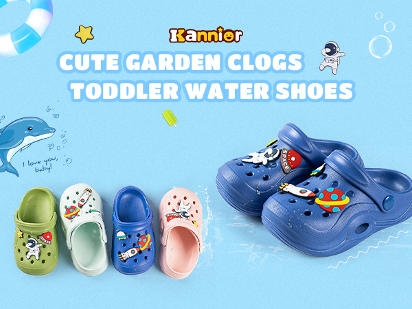 Kannior cute garden clogs toddler water shoes