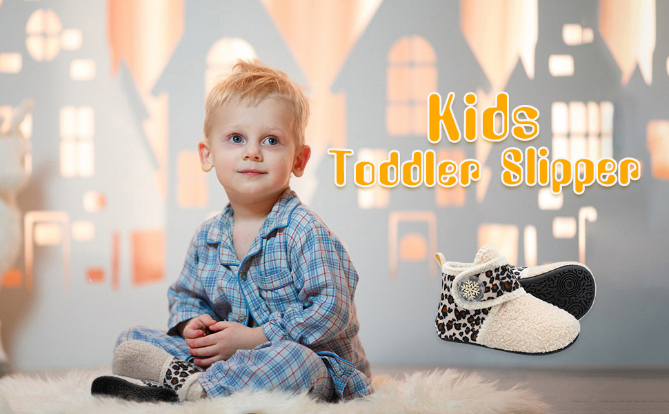 Kids Toddler Slipper Booties