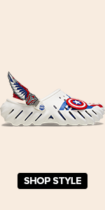 captain america clogs disney world essentials