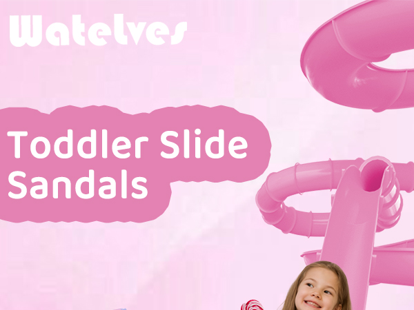 Watelves toddler slide sandals toddler sandals girls sandals boys slide sandals kids slide summer