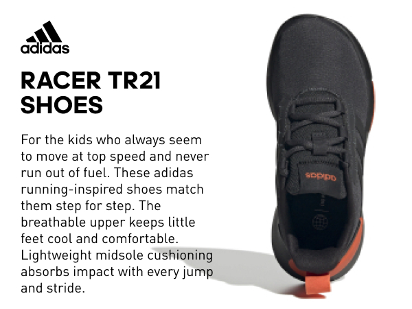 The breathable upper keeps little feet cool and comfortable