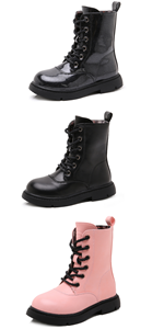 Kids combat boots