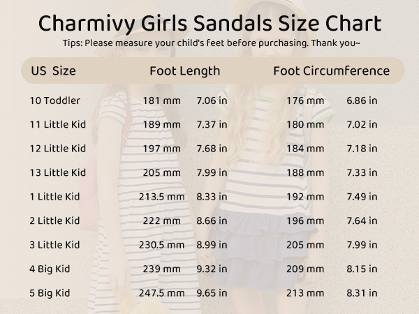 Girls Flat Sandals Toddler Sandals Little Girls Comfy Sandals White Sandals for Girls Brown Sandals