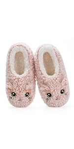 pink cat slippers